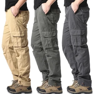 Men's Cotton Casual Work Pants