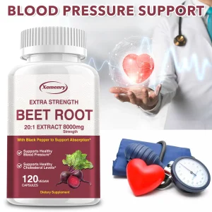 Beet Root Capsules - Supports  Pressure Levels