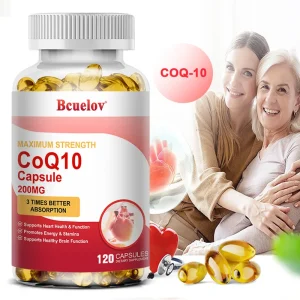 CoQ10 200mg Softgels- 3x Better Absorption, Antioxidant for Heart Health & Energy Production, Coenzyme Q10 Dietary Supplements